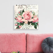 Toile shabby chic, découpage, victorien, français chic,  (Insitu(Salon))