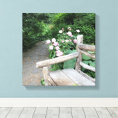 Toile Shakespeare Garden Central Park NYC Rose Roses (Insitu (Plancher de Bois))