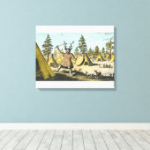 Toile Shaman d'origine américaine (Insitu (Plancher de Bois))