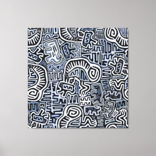 Toile Shaman Peyote Ritual Mola