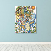 Toile Shaman Spirit : Rêve du Thunderbird (NORD) (Insitu (Plancher de Bois))