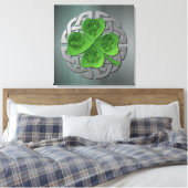 Toile Shamrock - noeud celtique - 4 évangélistes (Insitu(Chambre))