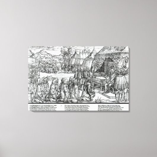 Toile Shane O'Neill rebelle prétendant être comte de (Recto)