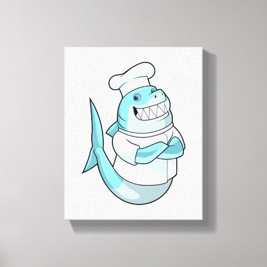 Toile Shark as Chef with Cooking apron (Recto)