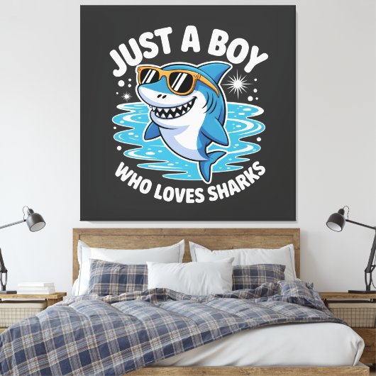 Toile Shark Funny Quote  (Insitu(Chambre))