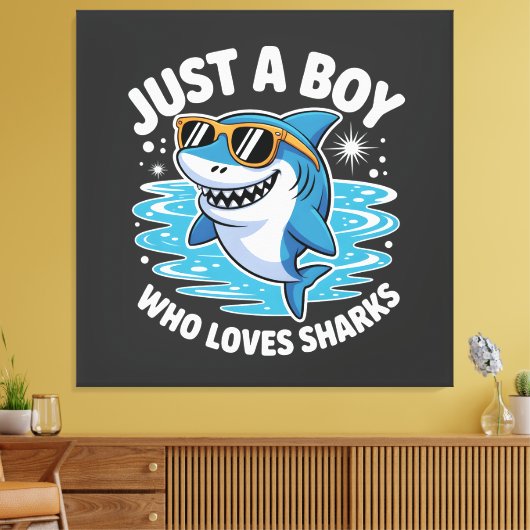 Toile Shark Funny Quote  (Insitu(Salon))