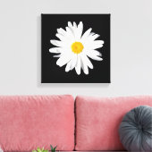 Toile Shasta Blanc Daisy Imprimer Décor Mur (Insitu(Salon))