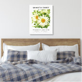 Toile Shasta Daisy Vintage semis (Insitu(Chambre))