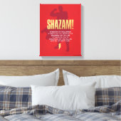 Toile SHAZAM ! Furie des dieux | Silhouette Flexante (Insitu(Chambre))