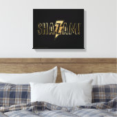 Toile SHAZAM ! | Logo Or (Insitu(Chambre))