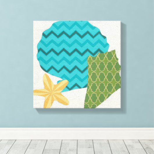 Toile Shell Motifs II (Insitu (Plancher de Bois))