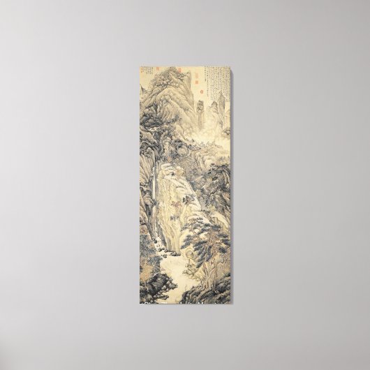 Toile Shen Zhou / Lofty Mountain / (Recto)