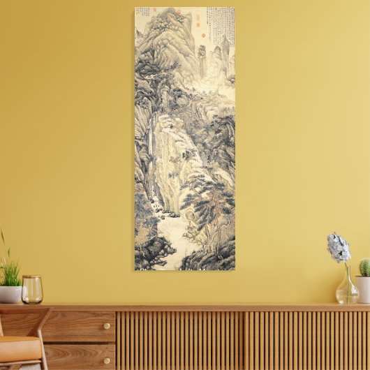 Toile Shen Zhou / Lofty Mountain / (Insitu(Salon))