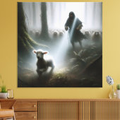 Toile Shephere Secourir un agneau perdu (Insitu(Salon))