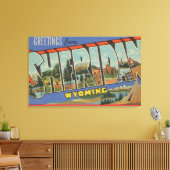 Toile Sheridan, Wyoming - Scènes de grandes lettres (Insitu(Salon))