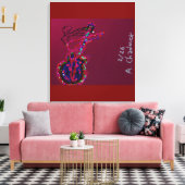 Toile She's Become One with the Music  (Insitu(Salon))