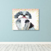 Toile Shih-Poo (Insitu (Plancher de Bois))