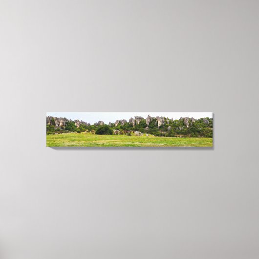 Toile Shilin pinnacles Forêt de pierre - Yunnan, Chine,  (Recto)