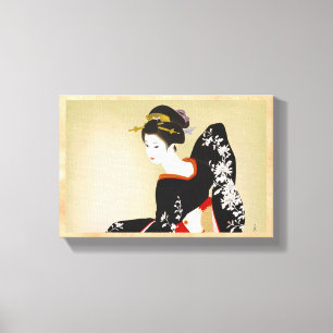 Toile Shimura Tatsumi deux sujets des femmes japonaises