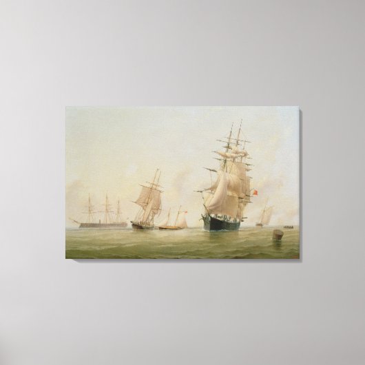 Toile Ship Painting (Recto)