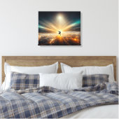 Toile Shiva illumine l'univers (Insitu(Chambre))