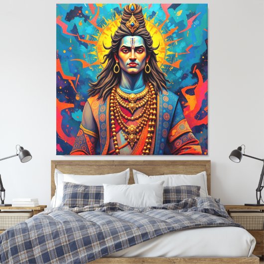 TOILE SHIVA LE DESTROYER-2 (Insitu(Chambre))