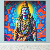 TOILE SHIVA LE DESTROYER-3 (Insitu (Plancher de Bois))