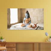 Toile Shiva le seigneur (Insitu(Salon))