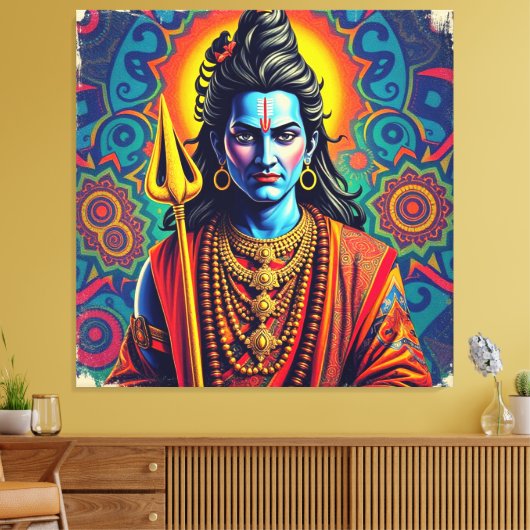 TOILE SHIVA THE DESTROYER-5 (Insitu(Salon))