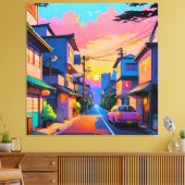 Toile "Shizuka no Michi" (Rue calme) (Insitu(Salon))