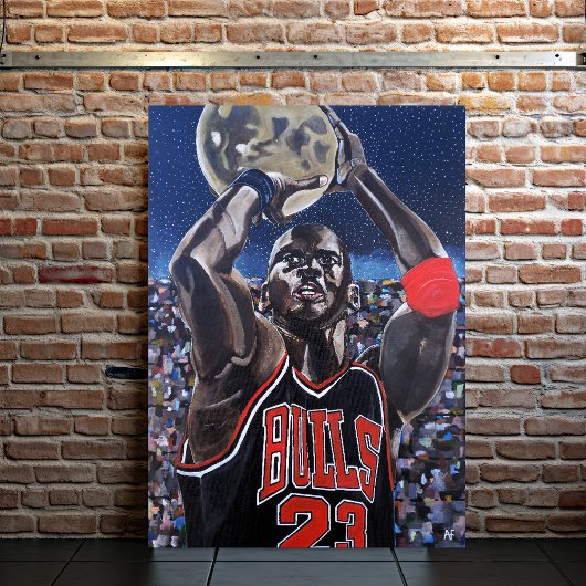 Toile Shooting for the Moon Painting by Alfred Fox