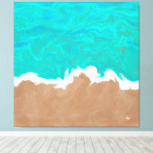 Toile Shores of Paradise Peinture Abstraite par Sukis (Insitu (Plancher de Bois))