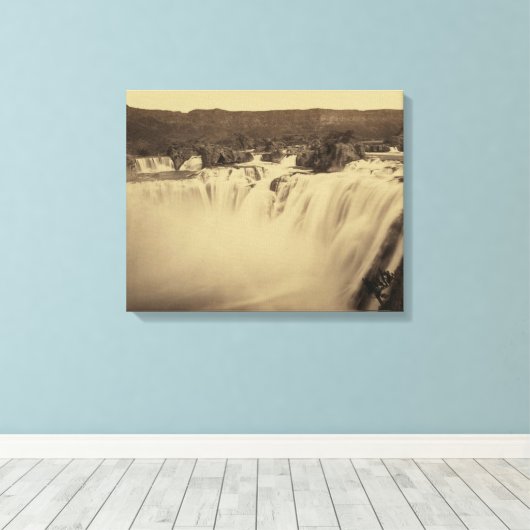 Toile Shoshone Falls, Idaho (Insitu (Plancher de Bois))