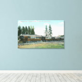 Toile Shoshone Flyer Train de Spokane (Insitu (Plancher de Bois))