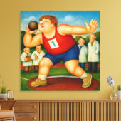 Toile Shotput - Large Wrapped Canvas Art Print (Insitu(Salon))