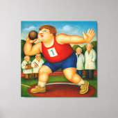 Toile Shotput - Large Wrapped Canvas Art Print (Recto)