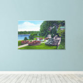 Toile Shotwell Memorial Park et Lake View (Insitu (Plancher de Bois))