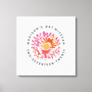 Toile SI JOLIE Bat mitzvah Connexion carte mémoire