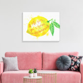 Toile Si La Vie Vous Donne Un Citron, Faites De La Lemon (Insitu(Salon))