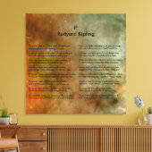 Toile Si par Rudyard Kipling sur Carina (Insitu(Salon))