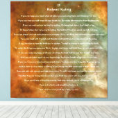 Toile Si par Rudyard Kipling sur Orion (Insitu (Plancher de Bois))