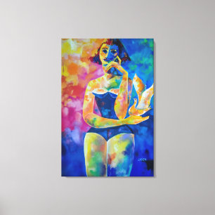 Toile Si seulement je pouvais voler et l'art d'être Jaso