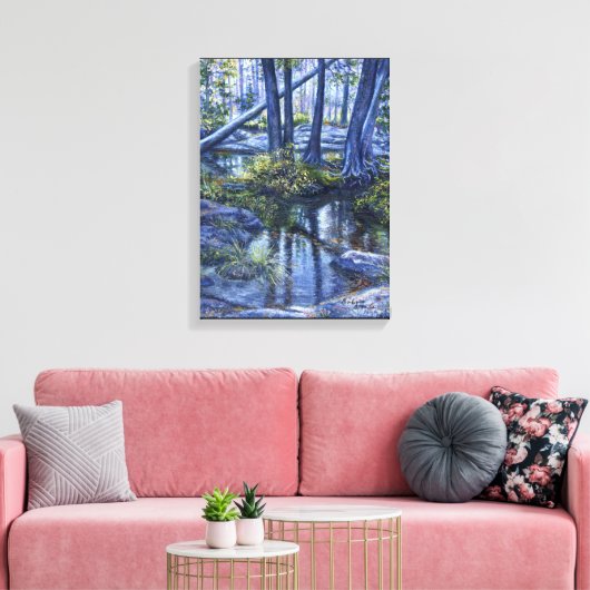 Toile "Si un arbre tombe..." (Insitu(Salon))