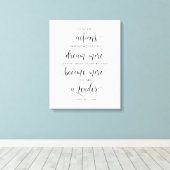 Toile Si Vos Actions Inspirent D'Autres, John Quincy Ada (Insitu (Plancher de Bois))