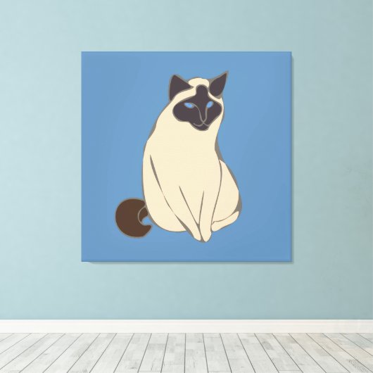 Toile Siamese Cat (Insitu (Plancher de Bois))