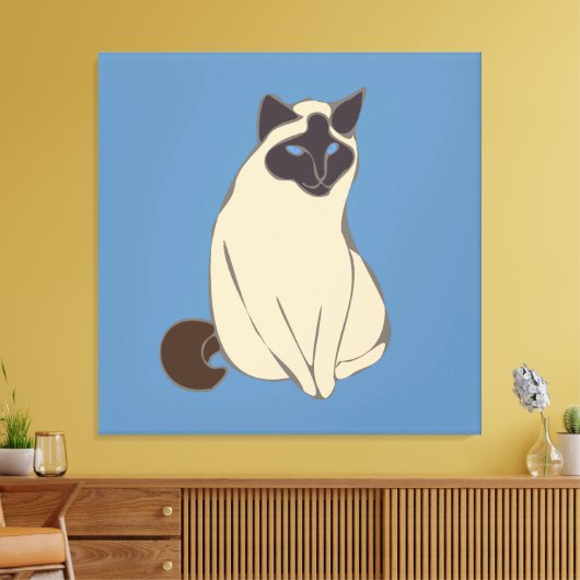 Toile Siamese Cat (Insitu(Salon))