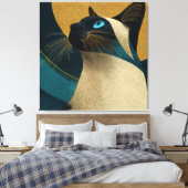 Toile Siamese Mosaic Portrait (Insitu(Chambre))