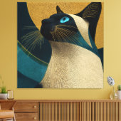 Toile Siamese Mosaic Portrait (Insitu(Salon))