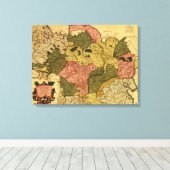 Toile Sibérie, RussieCarte panoramiqueSibérie, Russie (Insitu (Plancher de Bois))