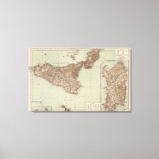 Toile Sicile, Sardaigne (Recto)
